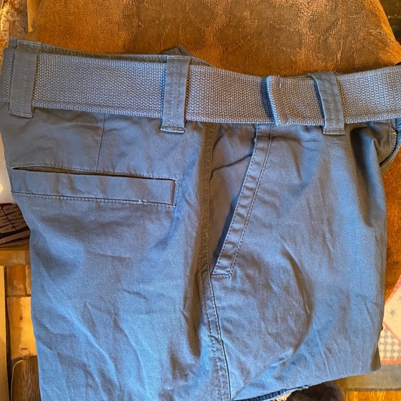 Young man’s blue cargo shorts by Urban Pipeline. - Picture 9 of 12